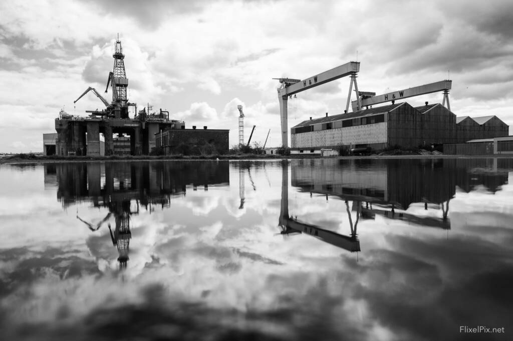 Belfast reflections on Harland and Wolff