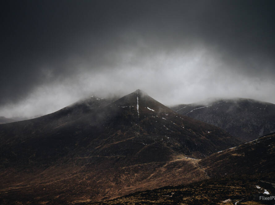 The view from Slieve Commedagh