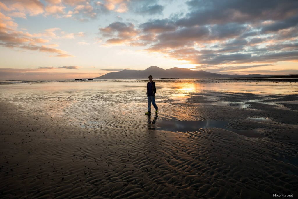 The mournes from Tyrella beach flixelPix, Fujifilm 14mm